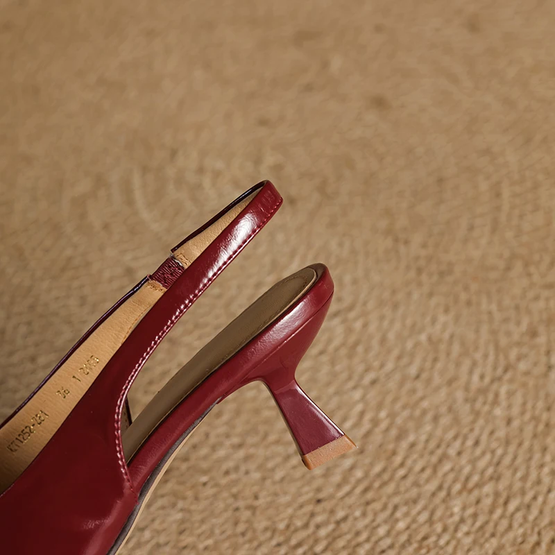 Chiara Genuine Leather Slingback Sandals