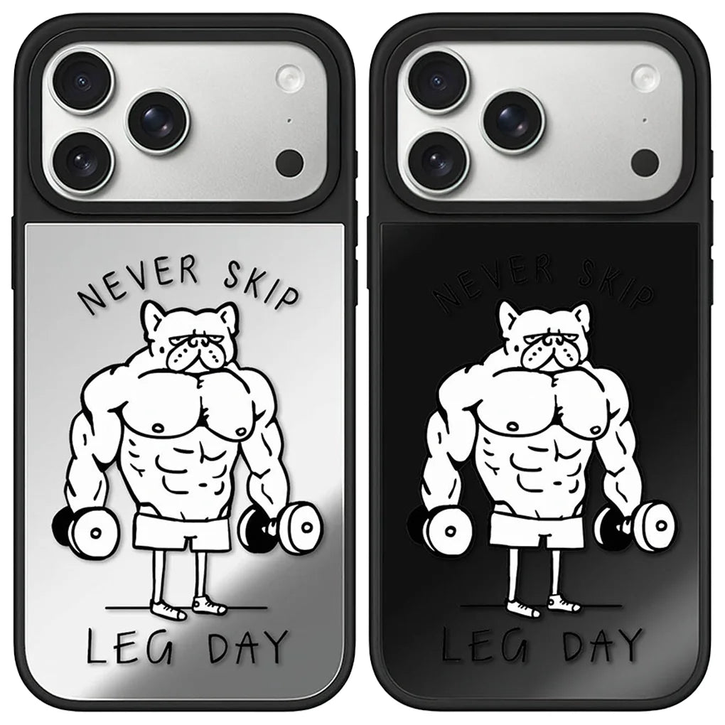 Never Skip Mirror Case – Magnetic Shockproof iPhone Cover