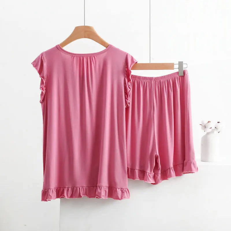 Lily Ruffle Lounge Set