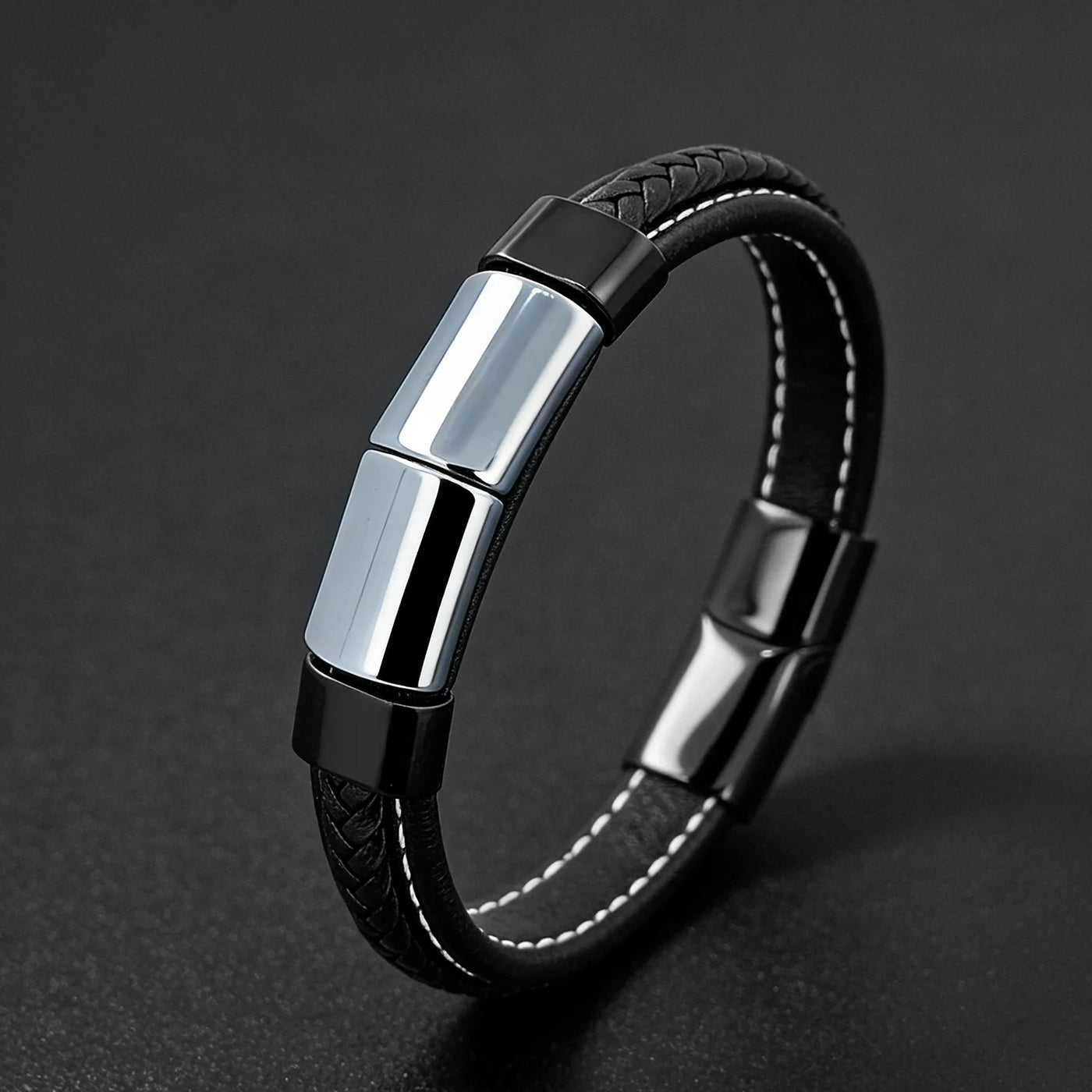 Stoneside Leather Bracelet