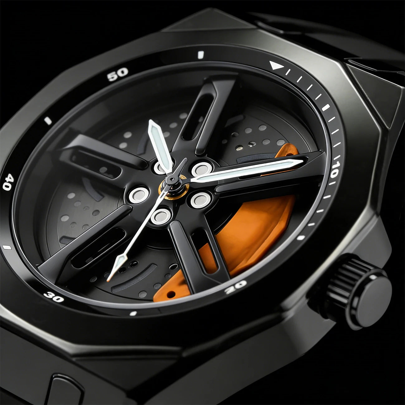 Veloce Wheel Dial Quartz Watch