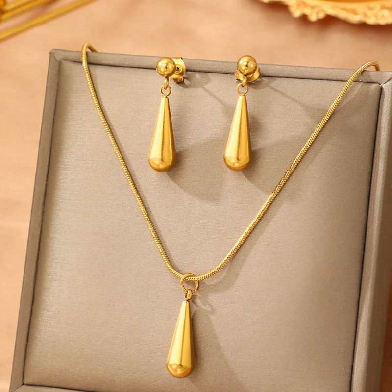 Aria Stainless Steel Jewelry Set