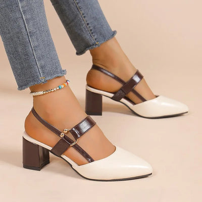 Isabella Plaid Slingback Pumps&nbsp