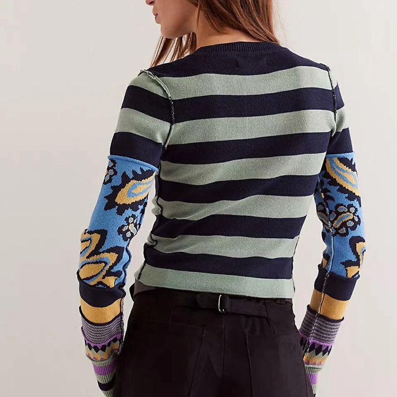 Siena Stripe Knit Top