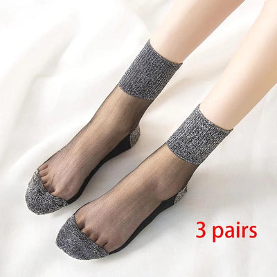 Sheer Spark Socks – Set of 3