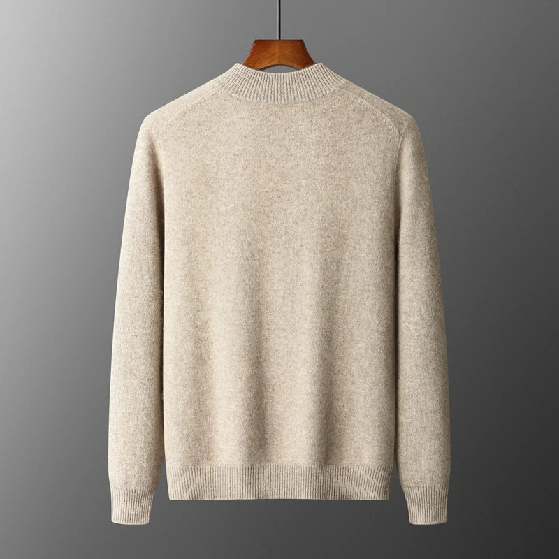 Lorenzo Cashmere Blend Zip Cardigan