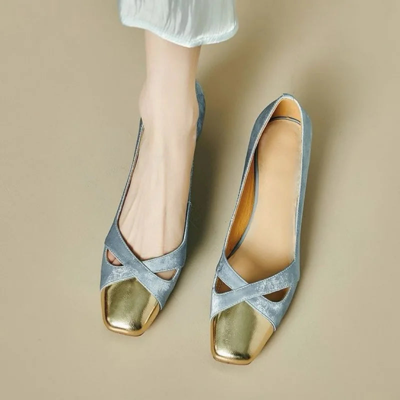 Cambridge Low Heel Pumps