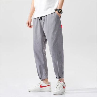 Leo Cotton Linen Slim Pants – Men’s Tapered Summer Fit