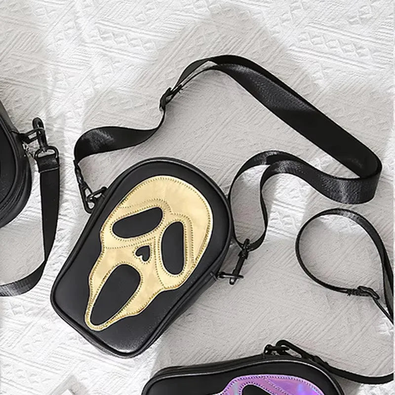 Phantom Ghost Face Crossbody Bag