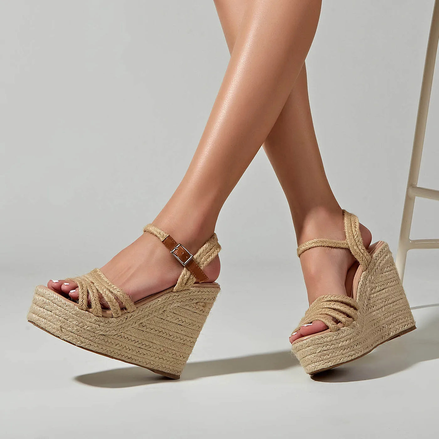 Selena Platform Wedge Sandals