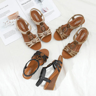 Giulia Orthopedic Wedge Sandals