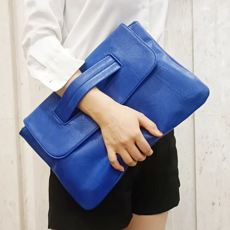 Celeste Soft Leather Clutch