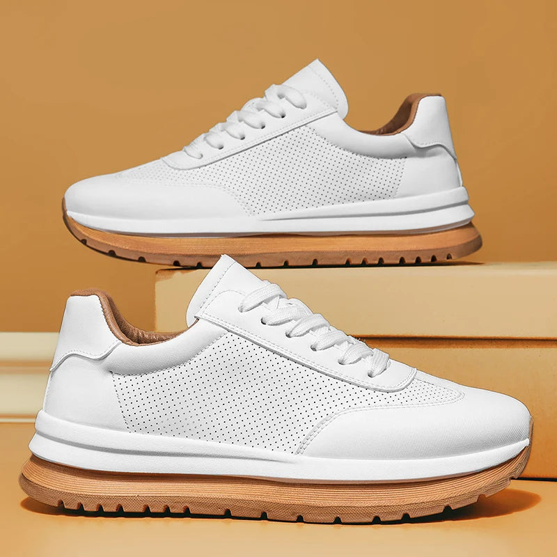 Jayden High-Top Leather Sneakers