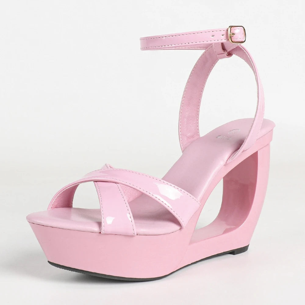 Claire Platform Wedge Sandals