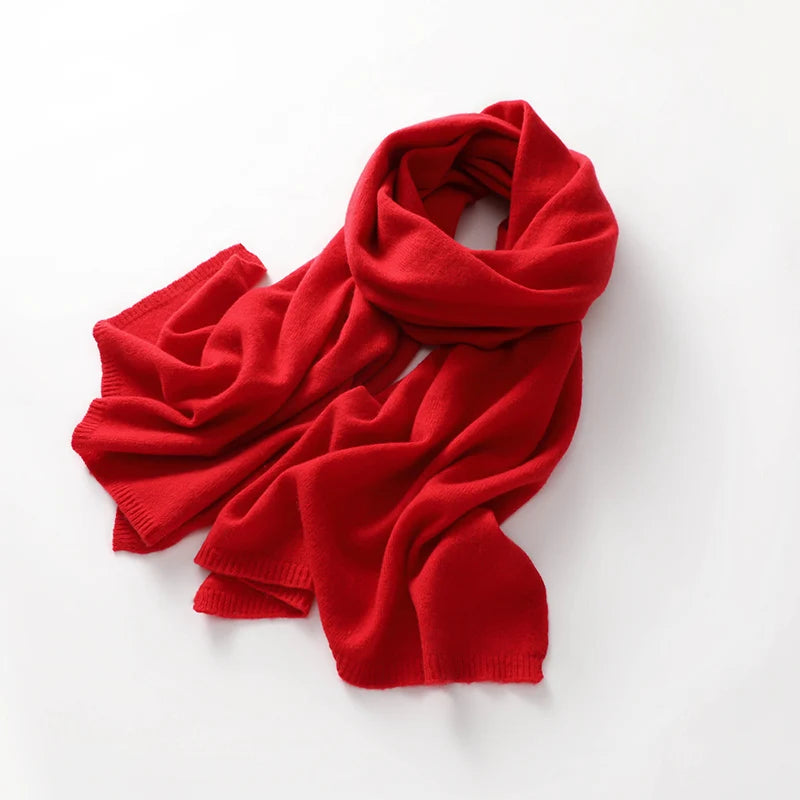 Marcella Cashmere Scarf – Soft Knit Winter Wrap