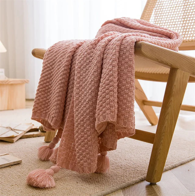 Lucia Knit Throw Blanket
