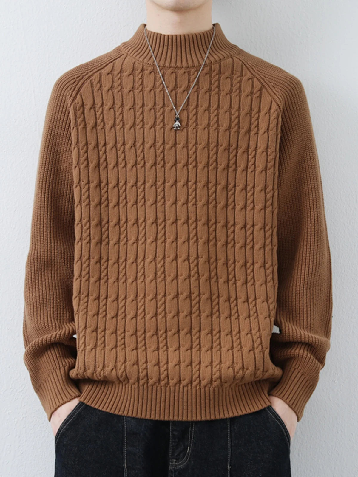 Matteo Premium Wool Textured Pullover