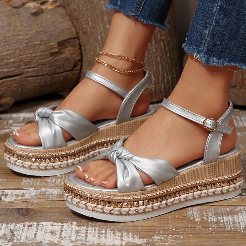 Serena Boho Wedge Sandals