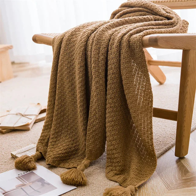 Lucia Knit Throw Blanket