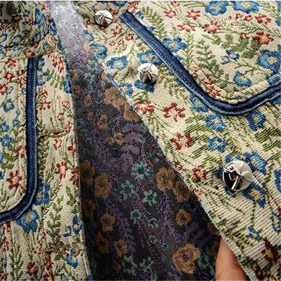 Ivy Jacquard Denim Jacket