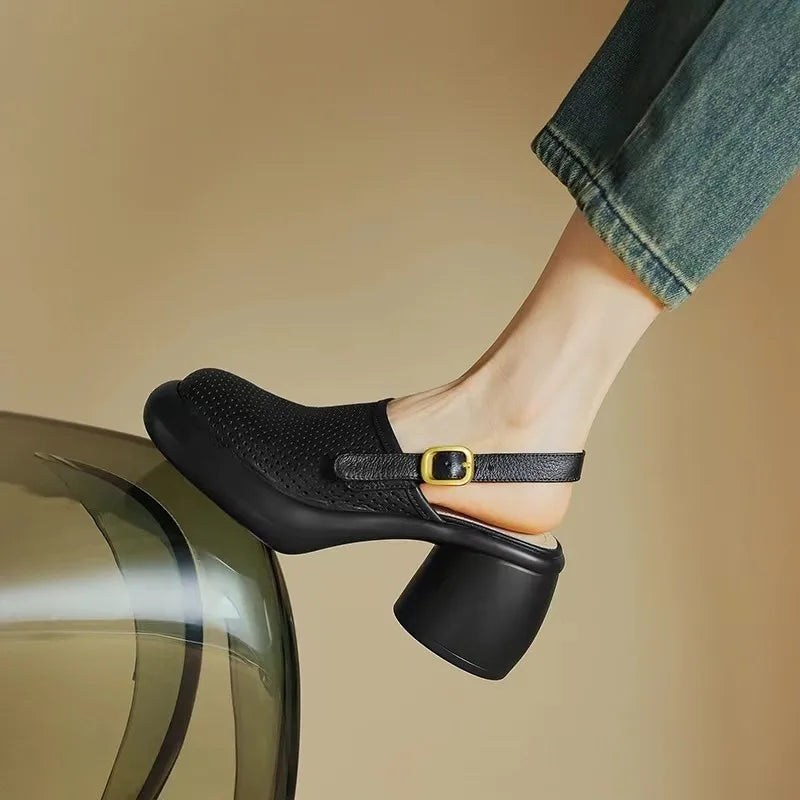 Léa Hollow Heel Sandals
