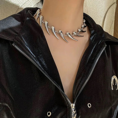Axel Wolf Tooth Choker