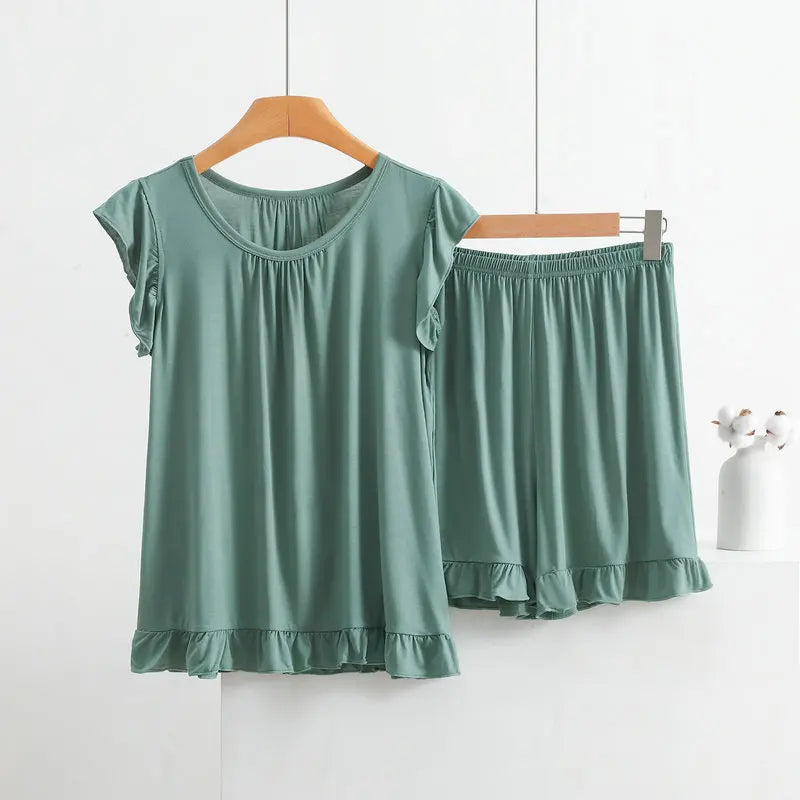 Lily Ruffle Lounge Set
