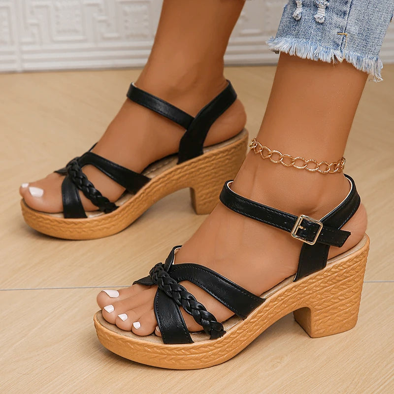 Cali Braided Platform Sandal