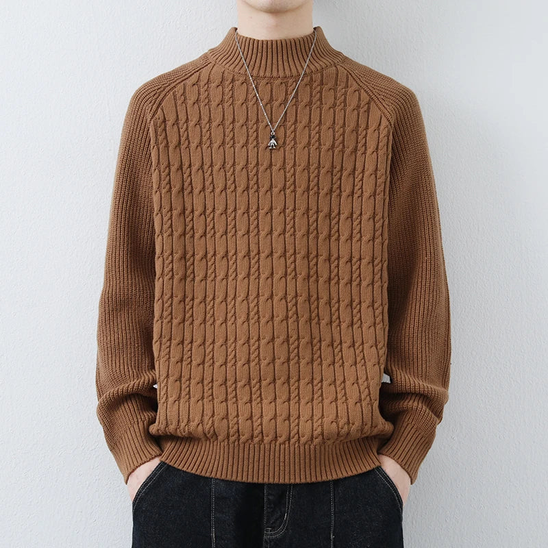 Matteo Premium Wool Textured Pullover