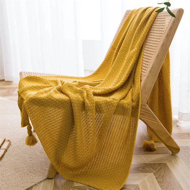 Lucia Knit Throw Blanket