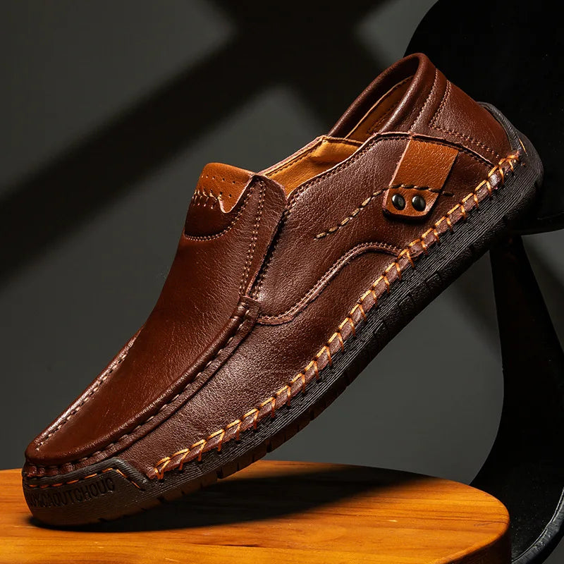 Edo Cow Leather Loafers