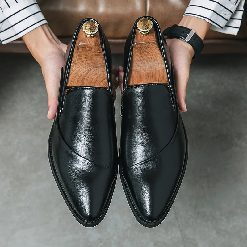 Ethan Leather Dress Loafers