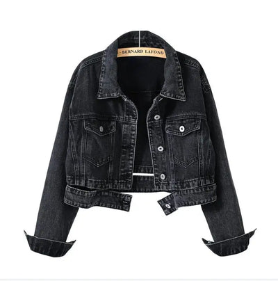 Riley Cropped Denim Jacket – Limited Edition Layer