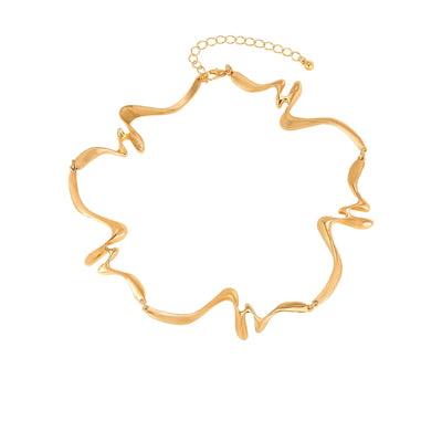 Gold bracelet on a white background with length and weight information.