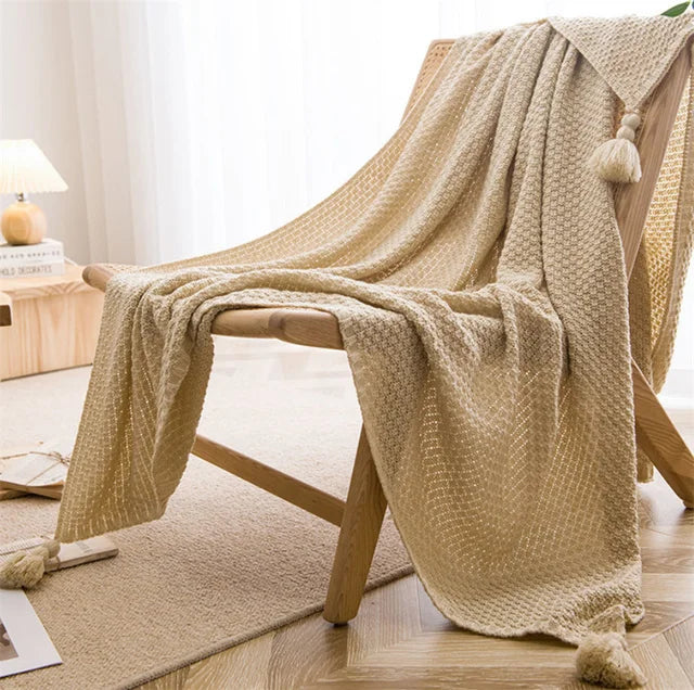 Lucia Knit Throw Blanket