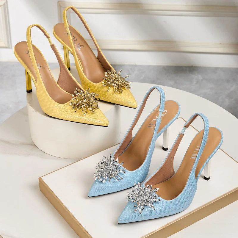Ysa Pointed Heel Sandals