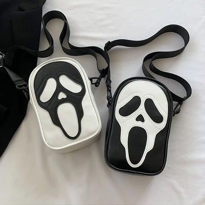 Phantom Ghost Face Crossbody Bag