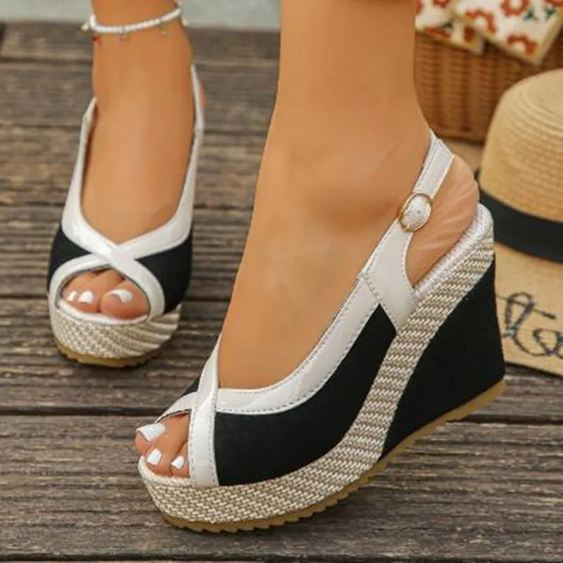 Elise Wedge Sandal