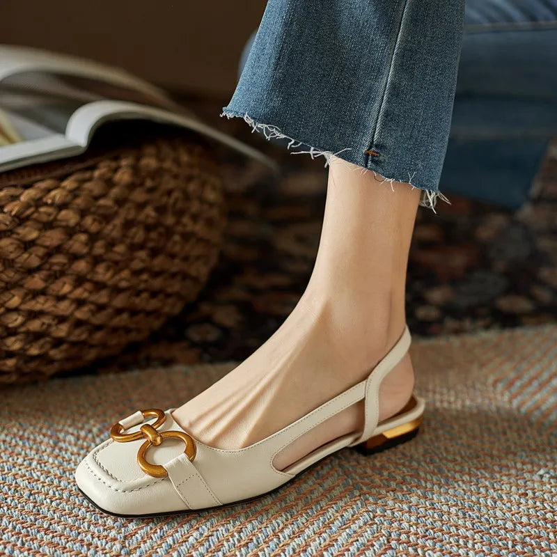 Elise Suede Slingbacks