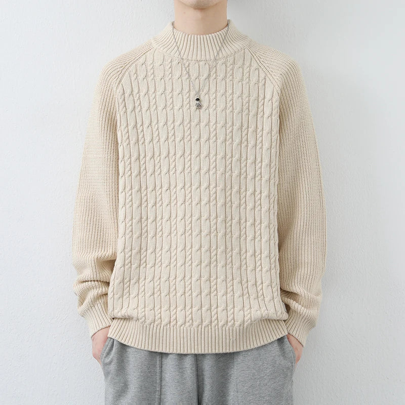 Matteo Premium Wool Textured Pullover
