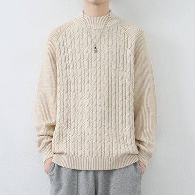 Matteo Premium Wool Textured Pullover