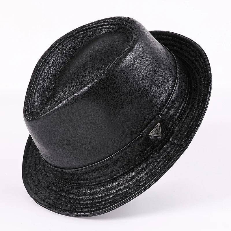 Harrison Genuine Leather Fedora