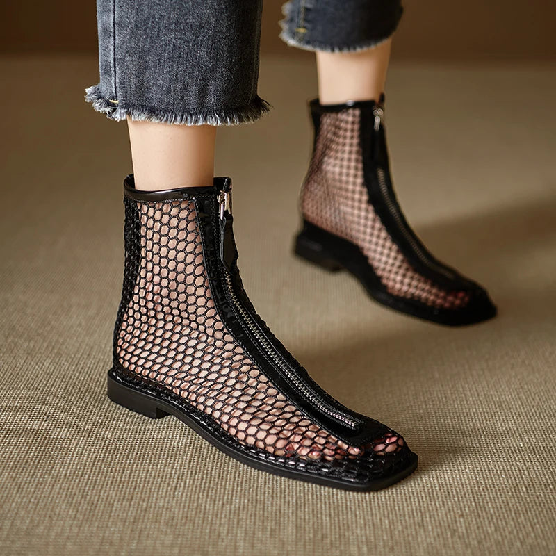 Blaire Square Toe Heel Boots