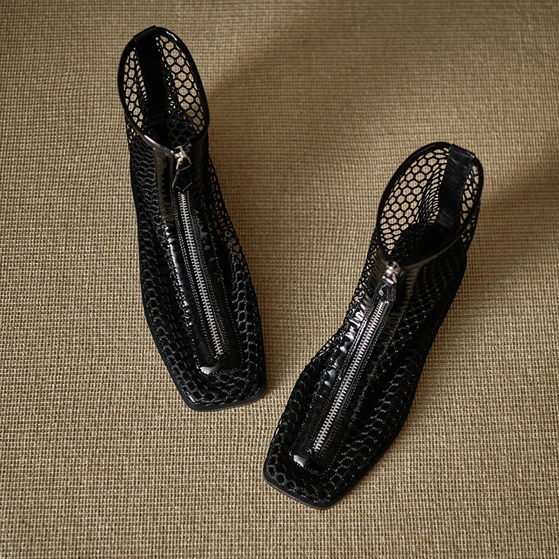 Blaire Square Toe Heel Boots