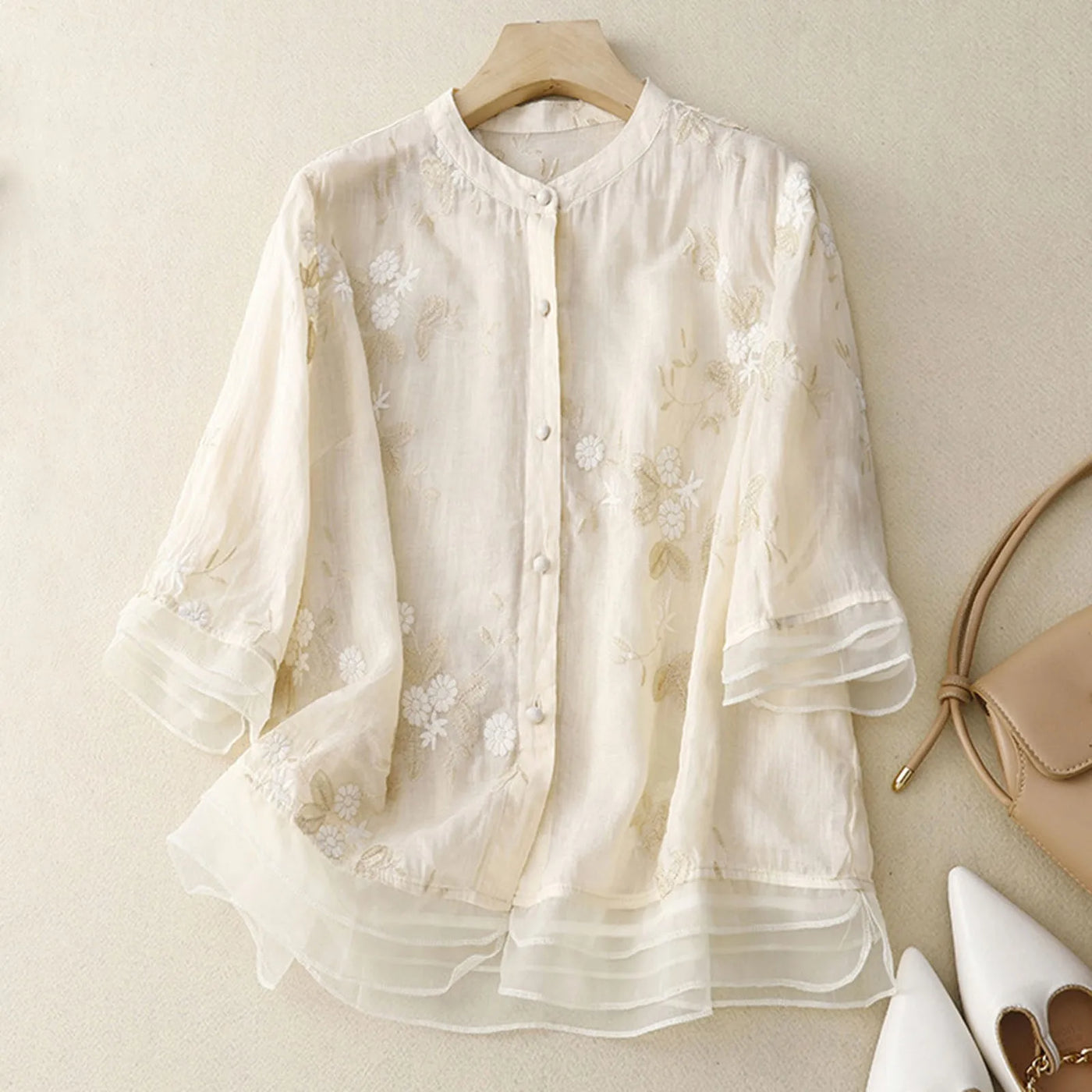 Elise Linen Blouse