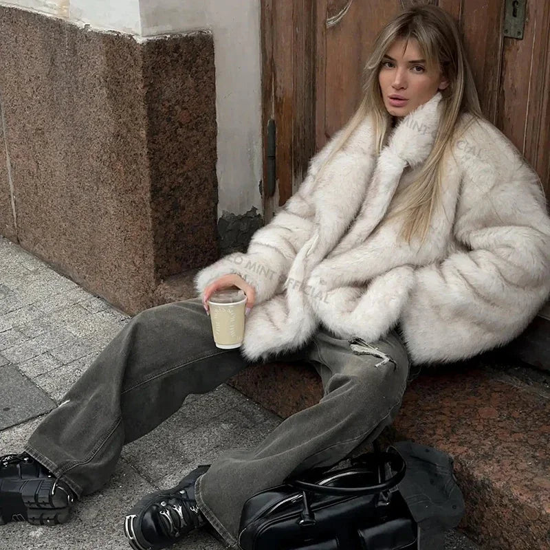 Luma Oversized Fur Coat