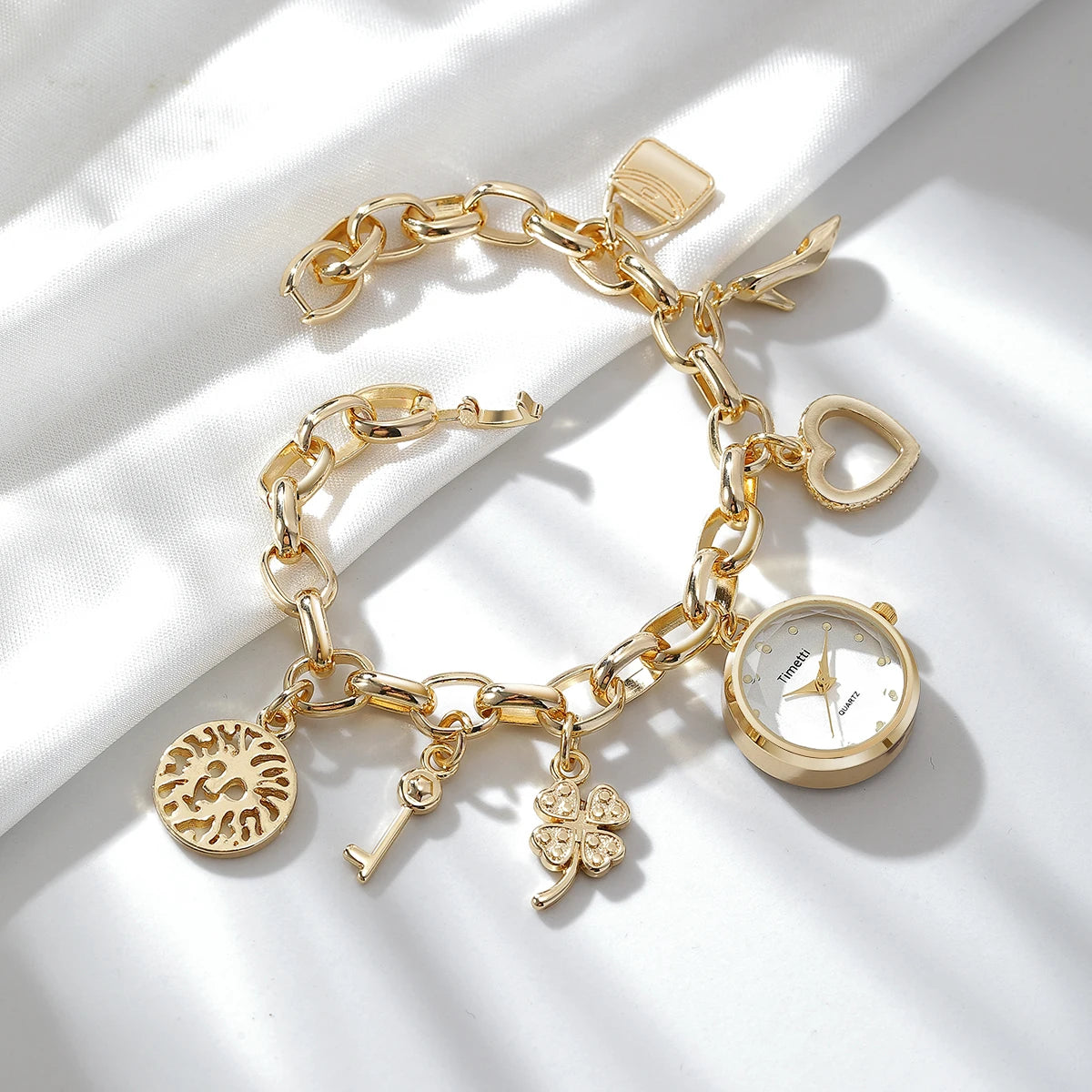 Timetti Charm Bracelet Watch