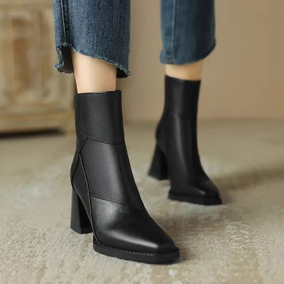 Lucia Leather Ankle Boots