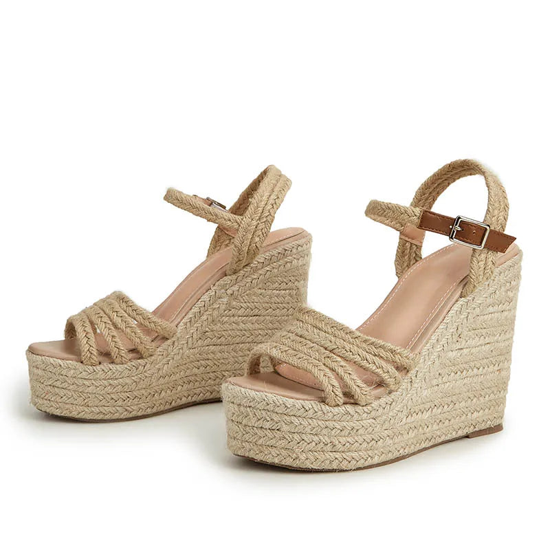 Selena Platform Wedge Sandals
