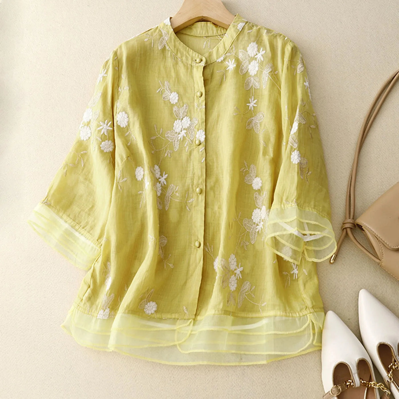 Elise Linen Blouse